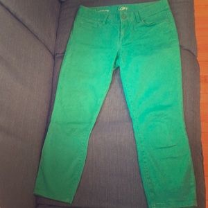 Loft Modern Crop Skinny Ankle Pants